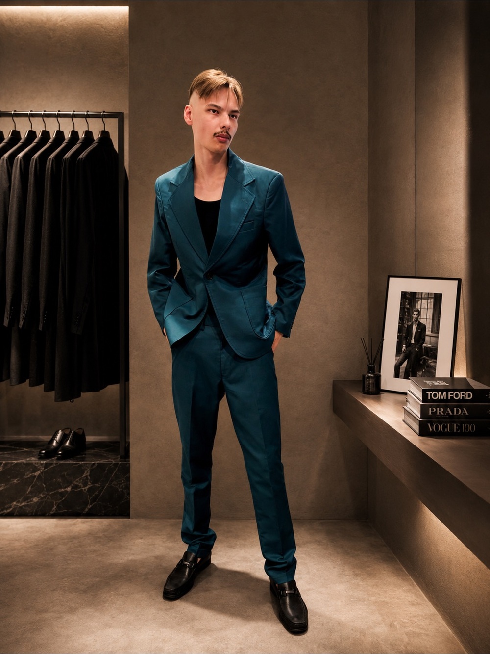 Teal Men's Suit